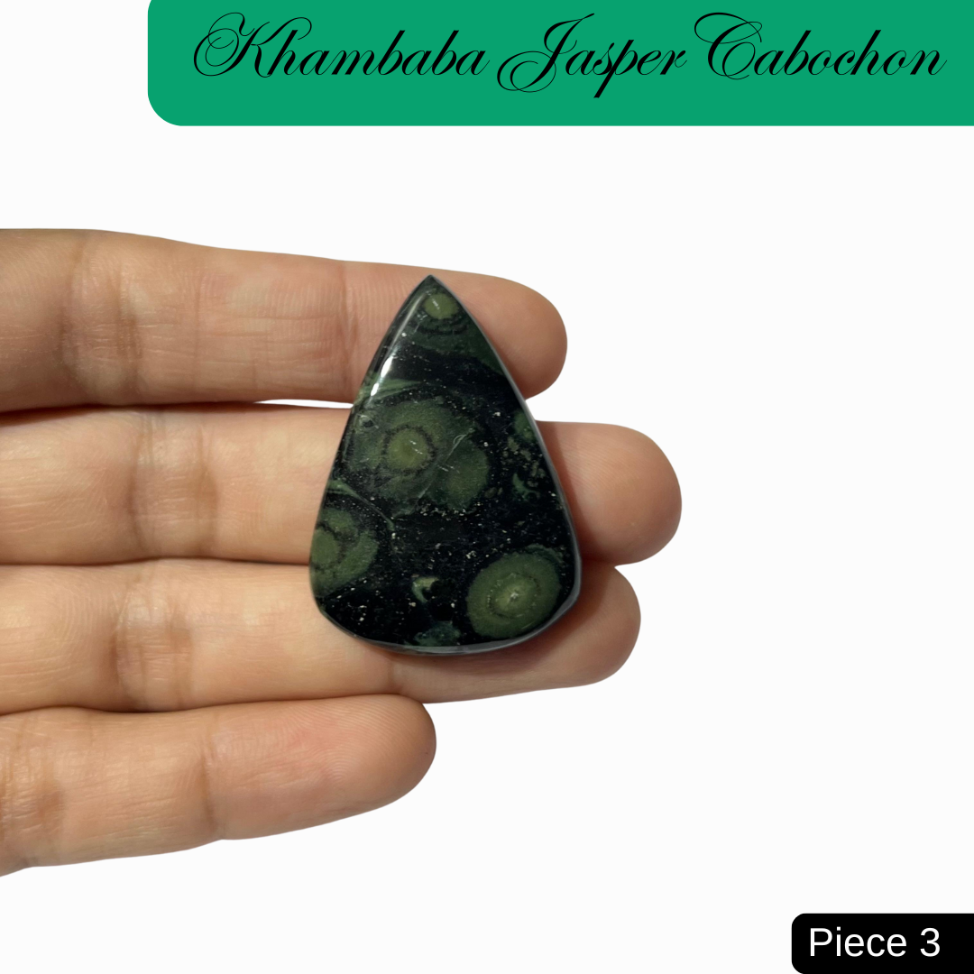 Khambaba Jasper Cabochones