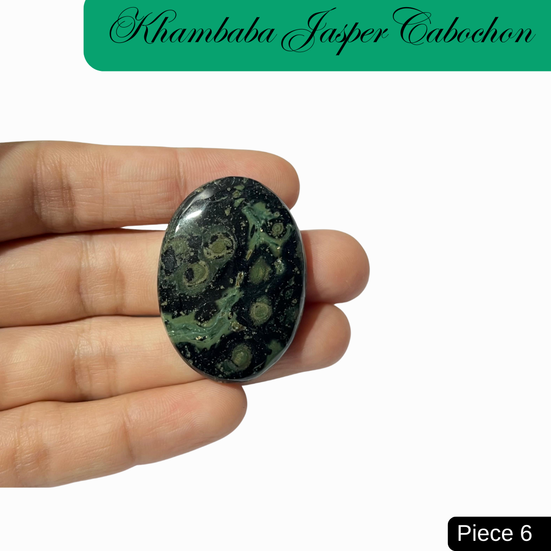 Khambaba Jasper Cabochones