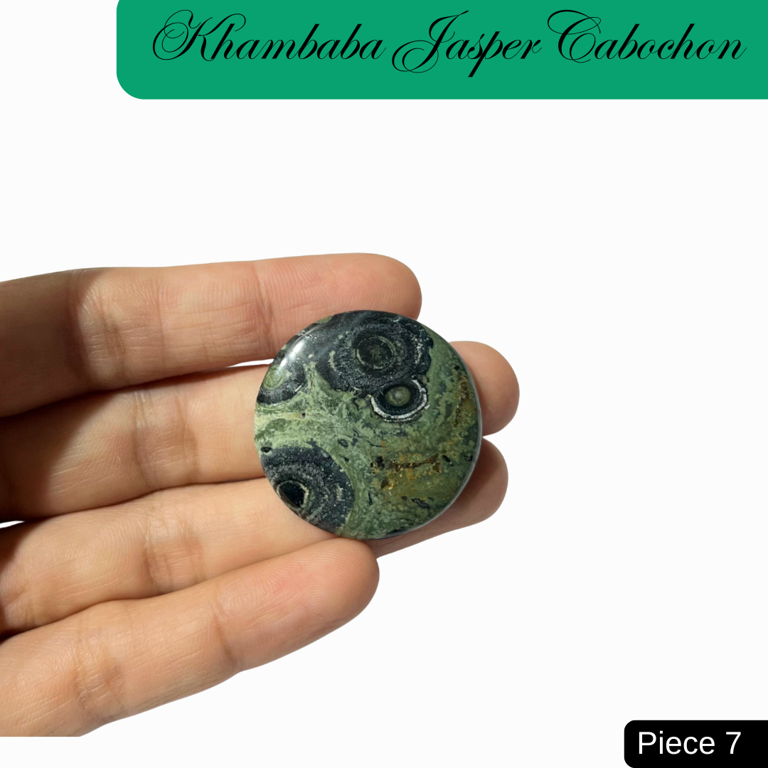 Khambaba Jasper Cabochones