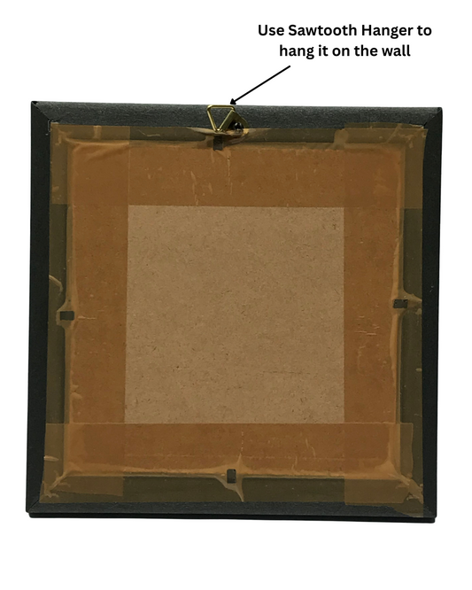 Kuber Yantra on Pyrite dust in a frame - AEORA ROCKS INDIA -Healing Crystals superstore