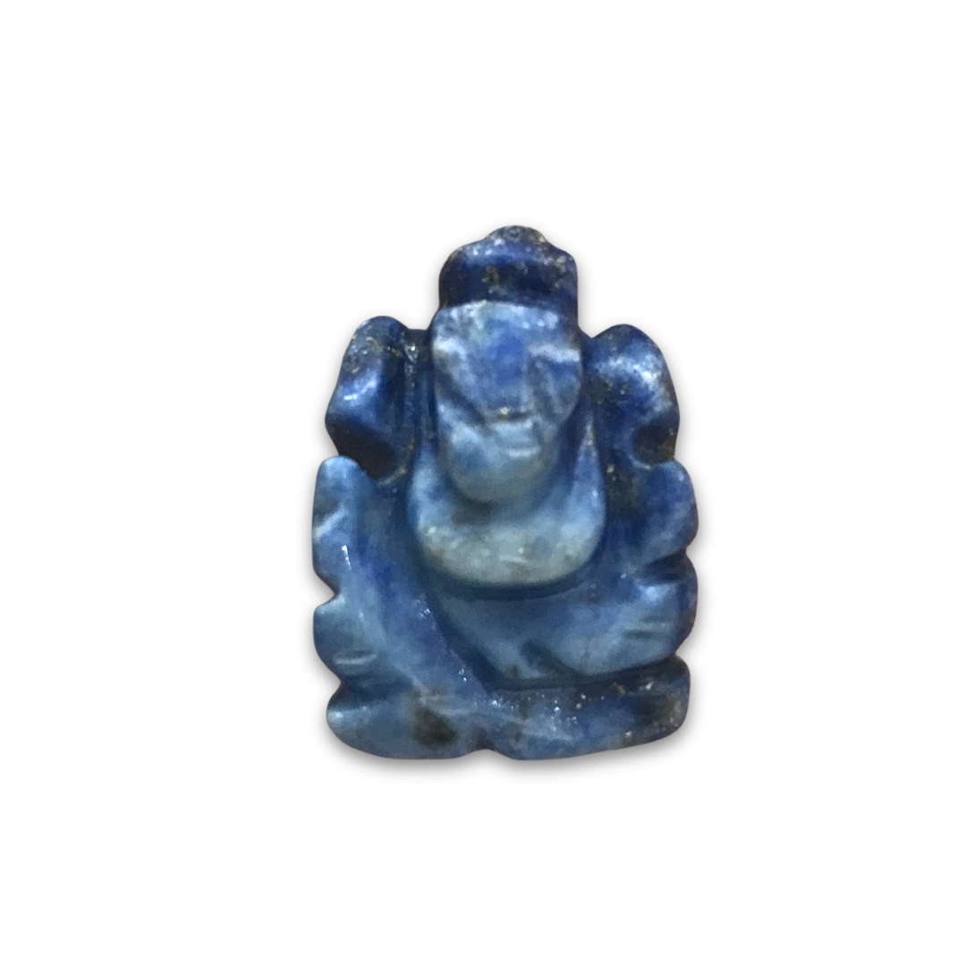 Lapis Lazuli Ganpati Murti