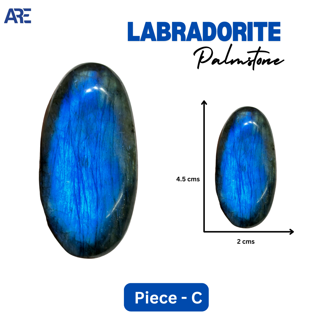 Labradorite Palmstone in India - Aeora Rocks