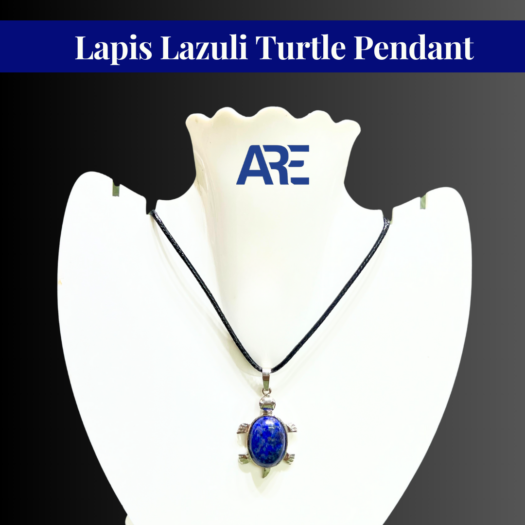 Lapis Lazuli Turtle Pendant