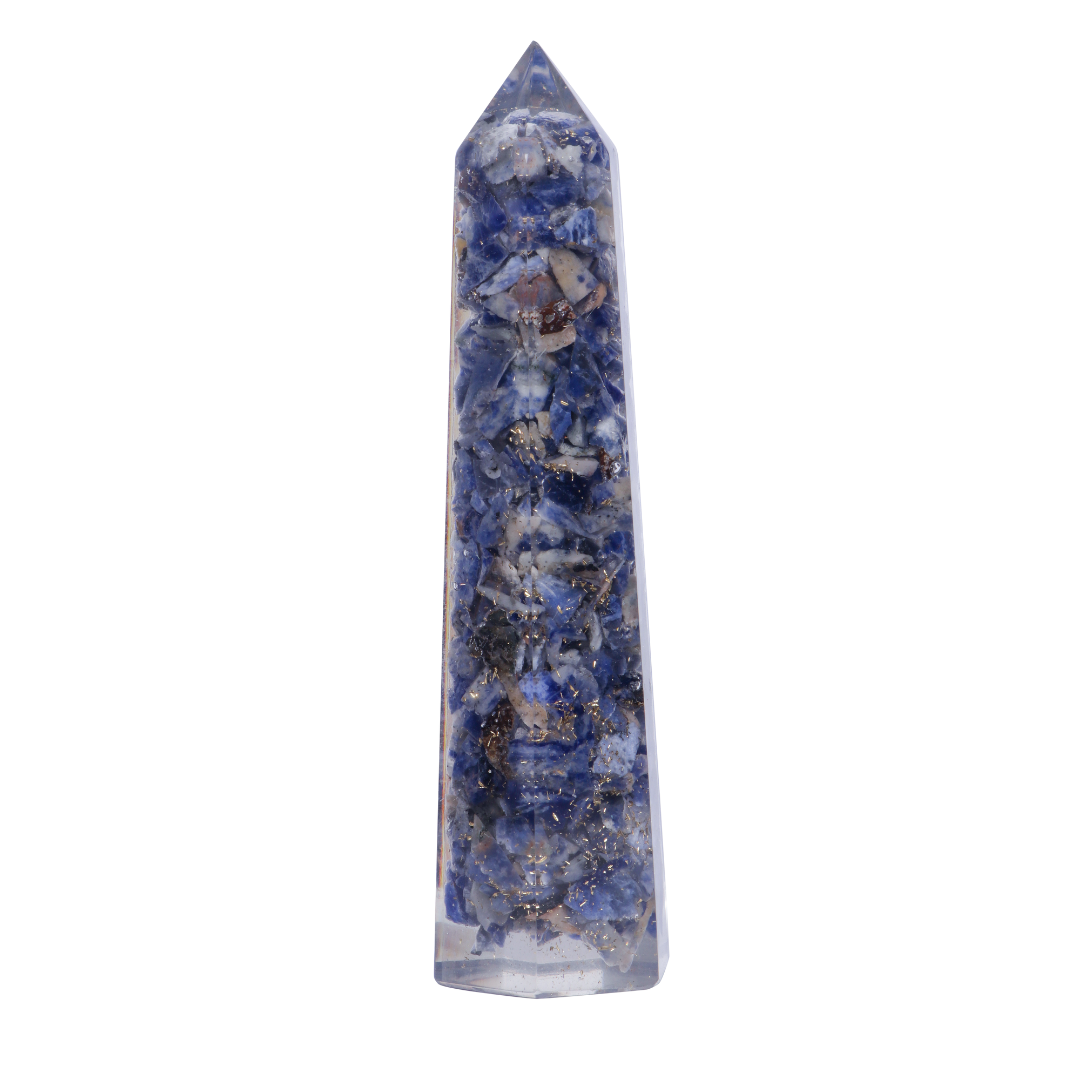 Lapis Lazuli Orgonite Tower