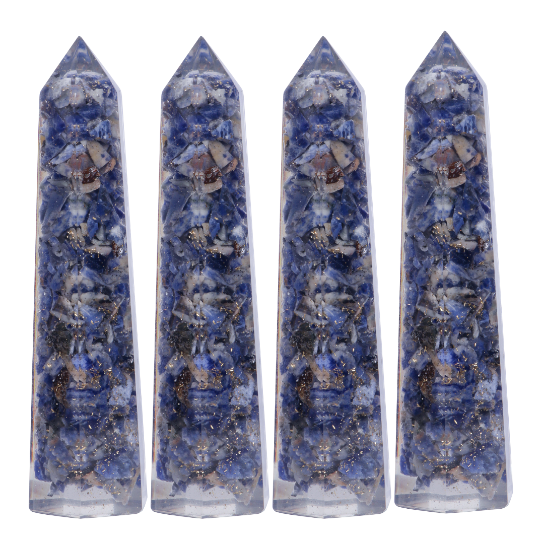 Lapis Lazuli Orgonite Tower