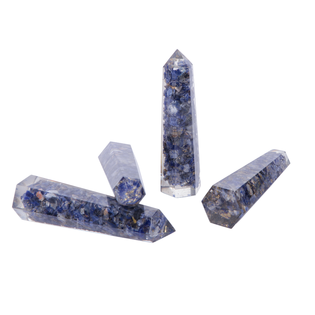 Lapis Lazuli Orgonite Tower