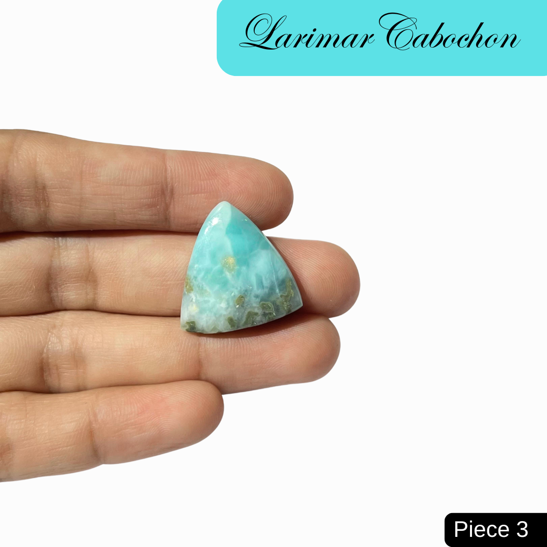 Larimar cabochons - AEORA ROCKS INDIA -Healing Crystals superstore