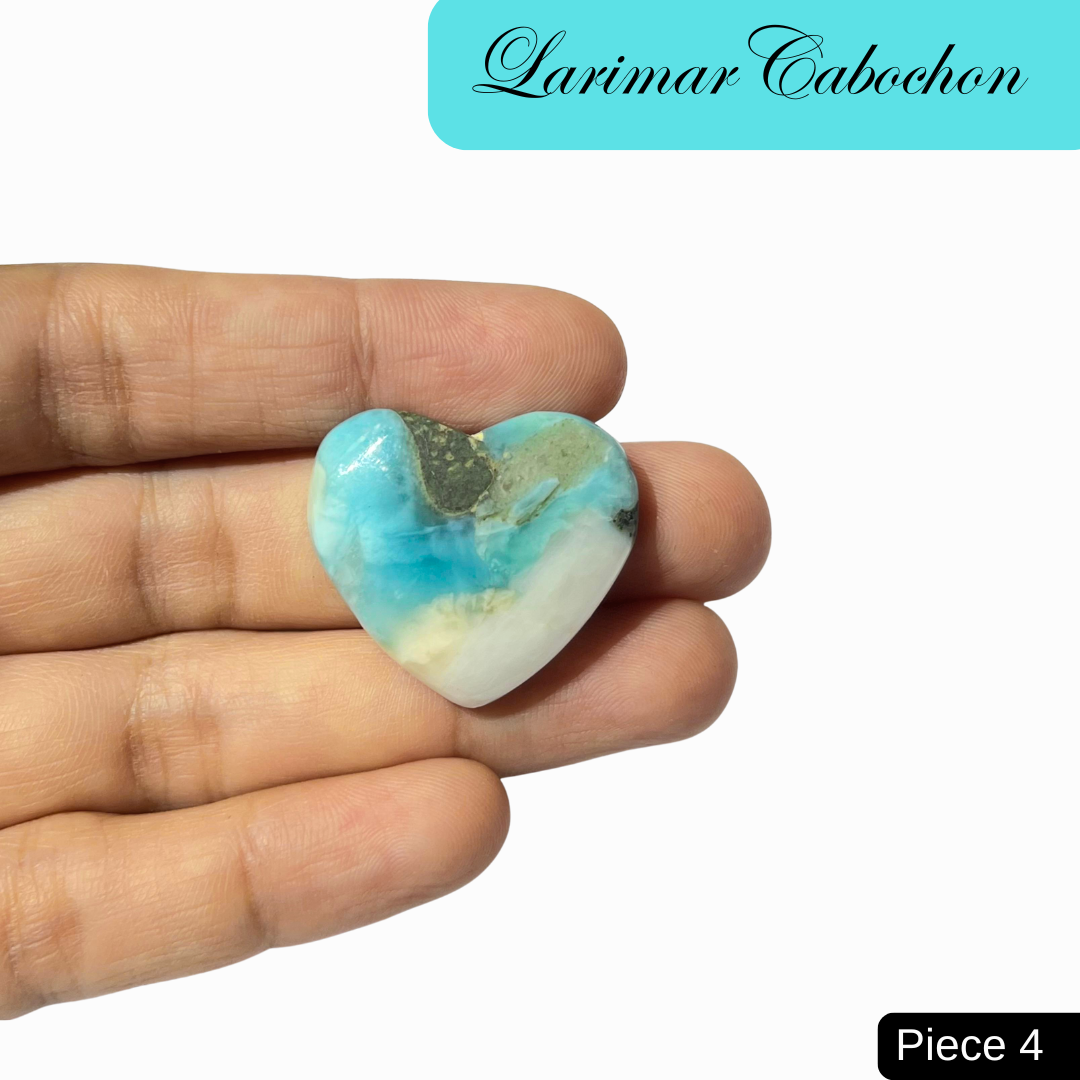 Larimar cabochons - AEORA ROCKS INDIA -Healing Crystals superstore