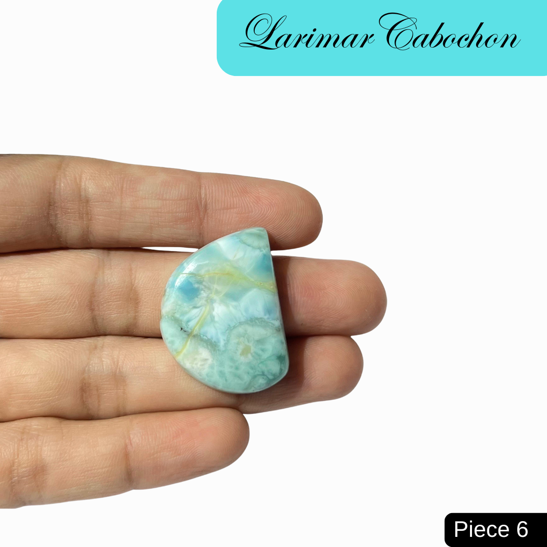 Larimar cabochons - AEORA ROCKS INDIA -Healing Crystals superstore