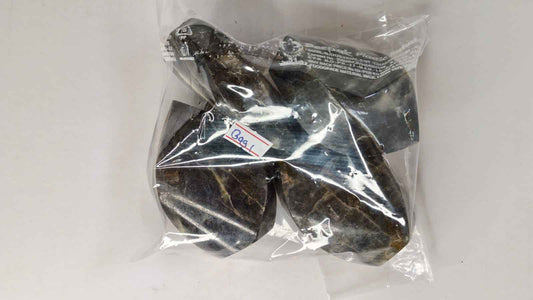 LARVIKITE FLAME FREEFORM STONES-1KG -BAG 1 -4PCS