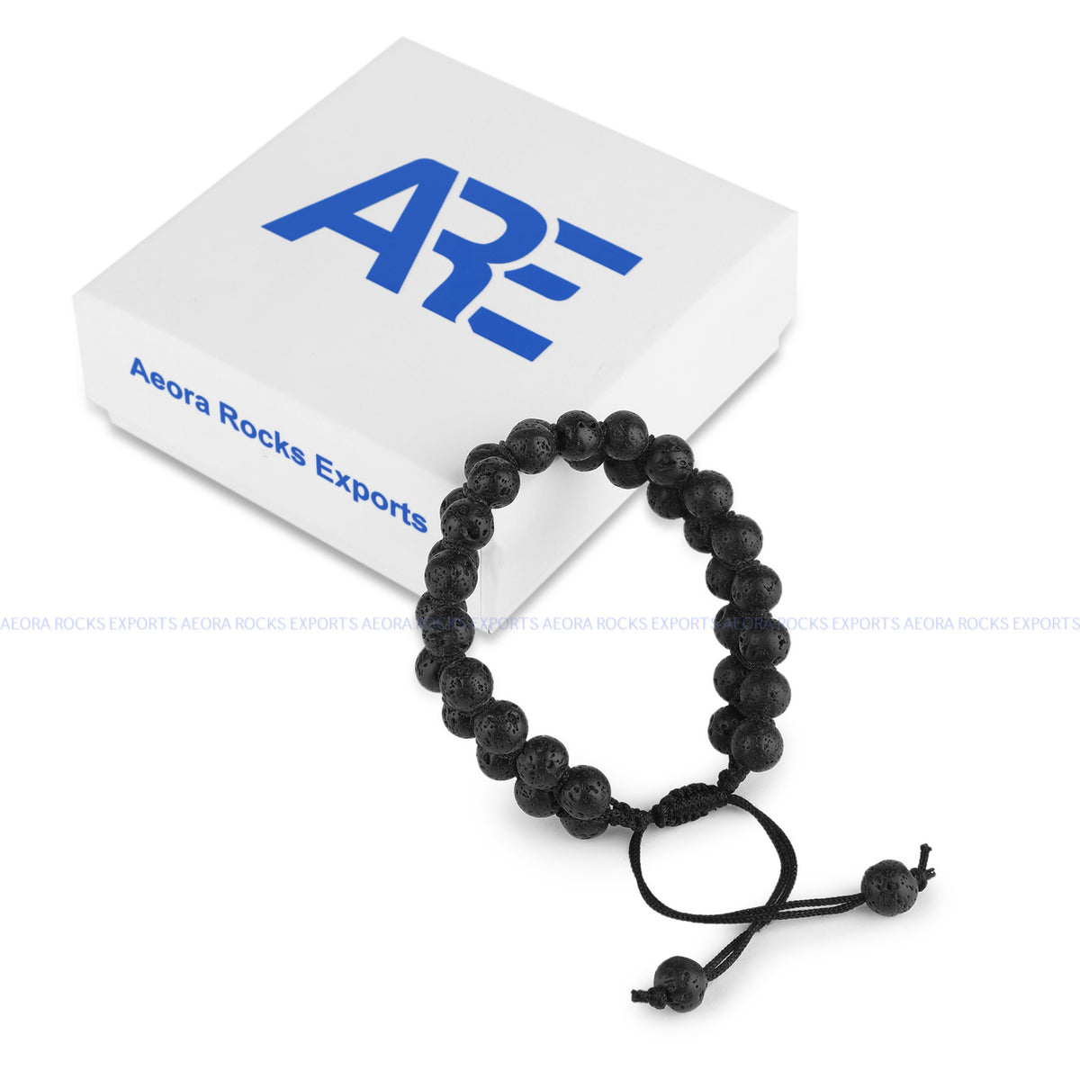 Lava String Bracelet in India - Aeora Rocks - AEORA ROCKS INDIA -Healing Crystals superstore