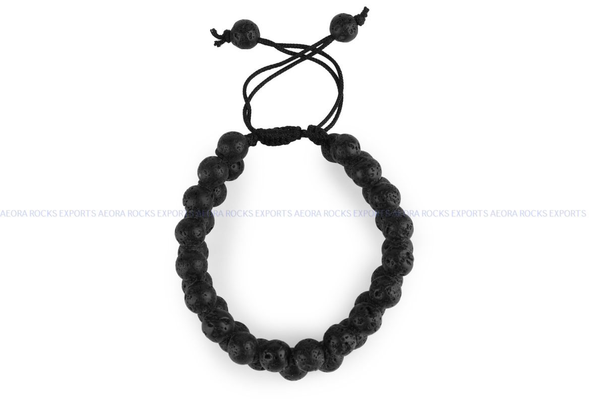 Lava String Bracelet in India - Aeora Rocks - AEORA ROCKS INDIA -Healing Crystals superstore