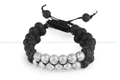 Aura & Lava Combination String Bracelet in India - Aeora Rocks - AEORA ROCKS INDIA -Healing Crystals superstore