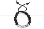 Aura & Lava Combination String Bracelet in India - Aeora Rocks - AEORA ROCKS INDIA -Healing Crystals superstore