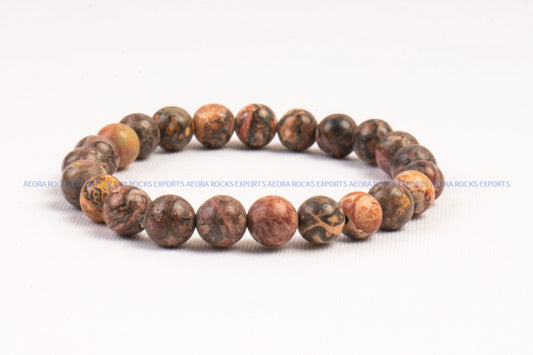 Leopard Skin Bead Bracelet