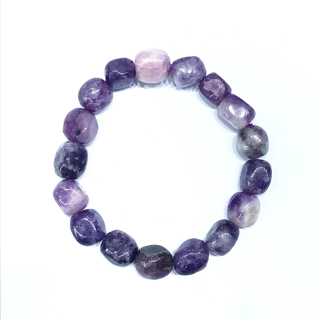 Lepidolite Tumbled Bracelet