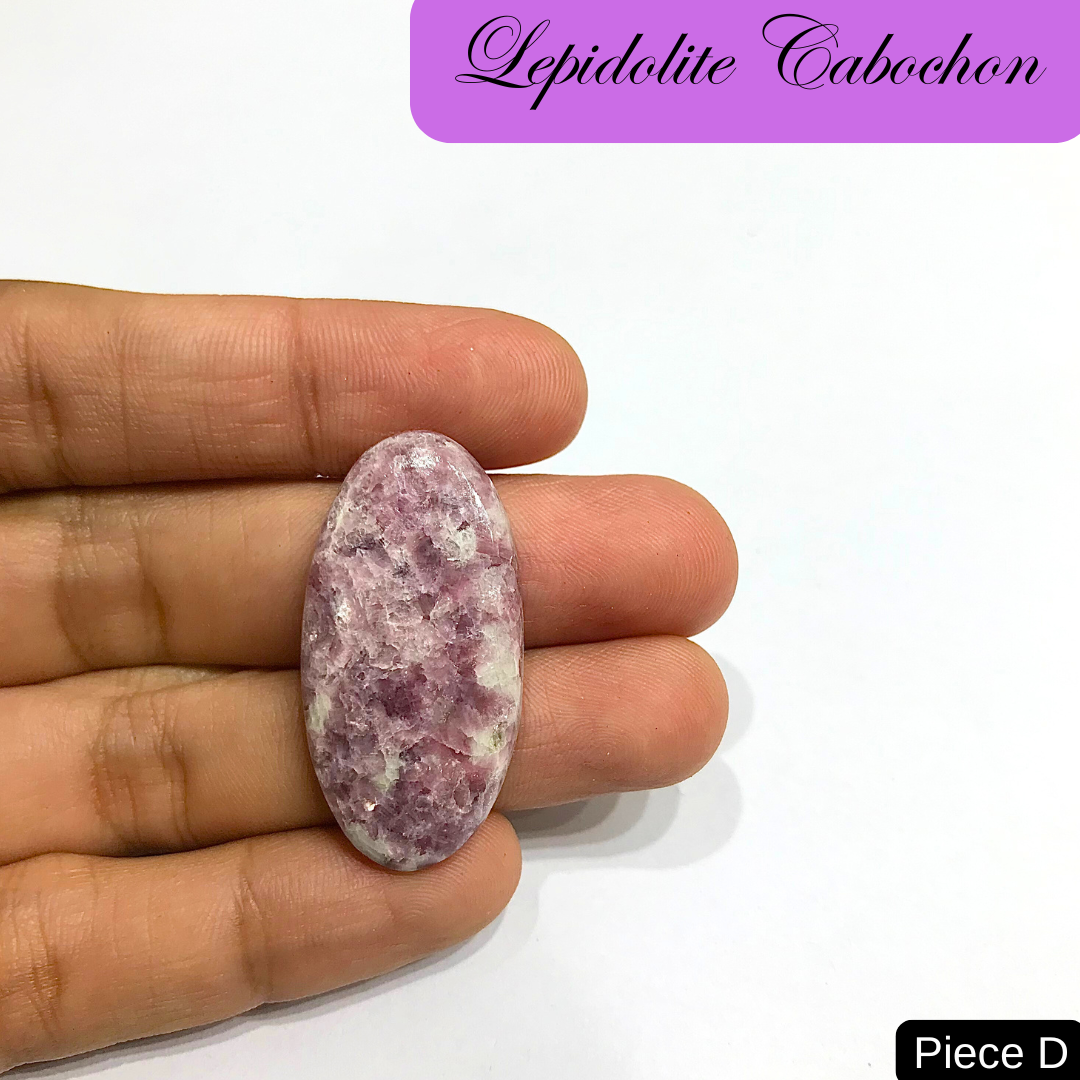 Lepidolite Cabochons in India - Aeora Rocks