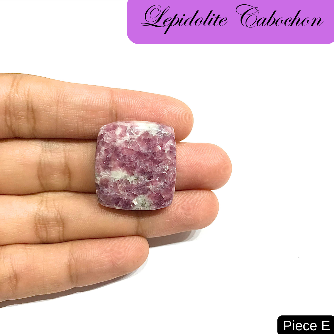 Lepidolite Cabochons in India - Aeora Rocks