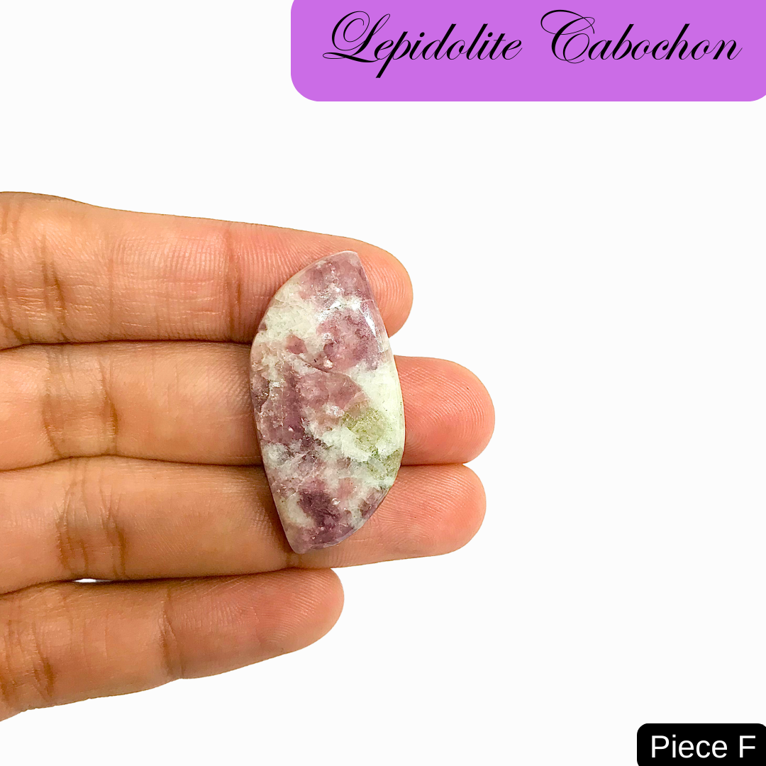 Lepidolite Cabochons in India - Aeora Rocks