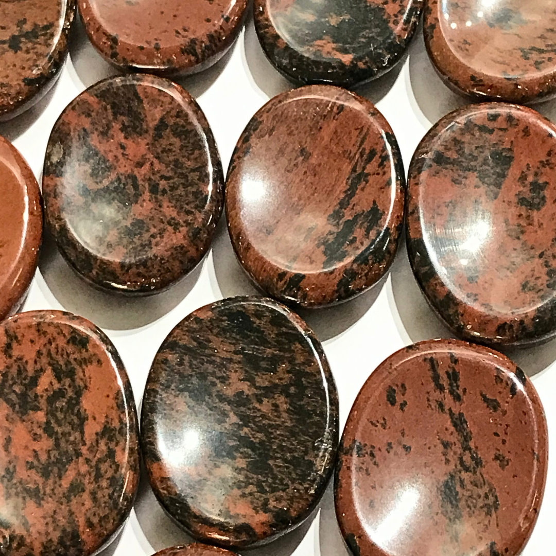 Mahogany Obsidian Worry Stone