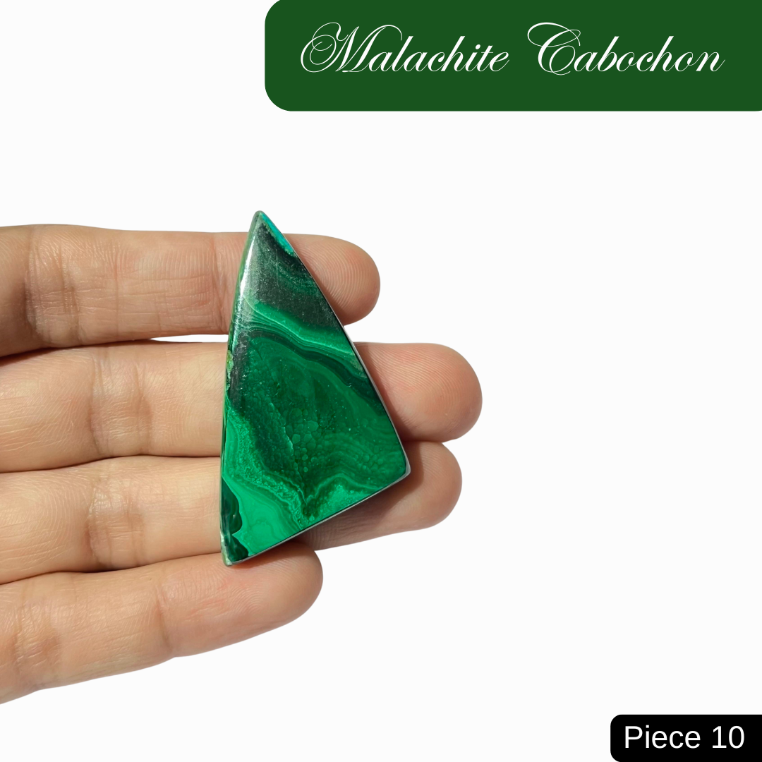 Malachite Cabochons - AEORA ROCKS INDIA -Healing Crystals superstore