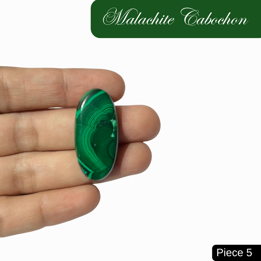 Malachite Cabochons - AEORA ROCKS INDIA -Healing Crystals superstore