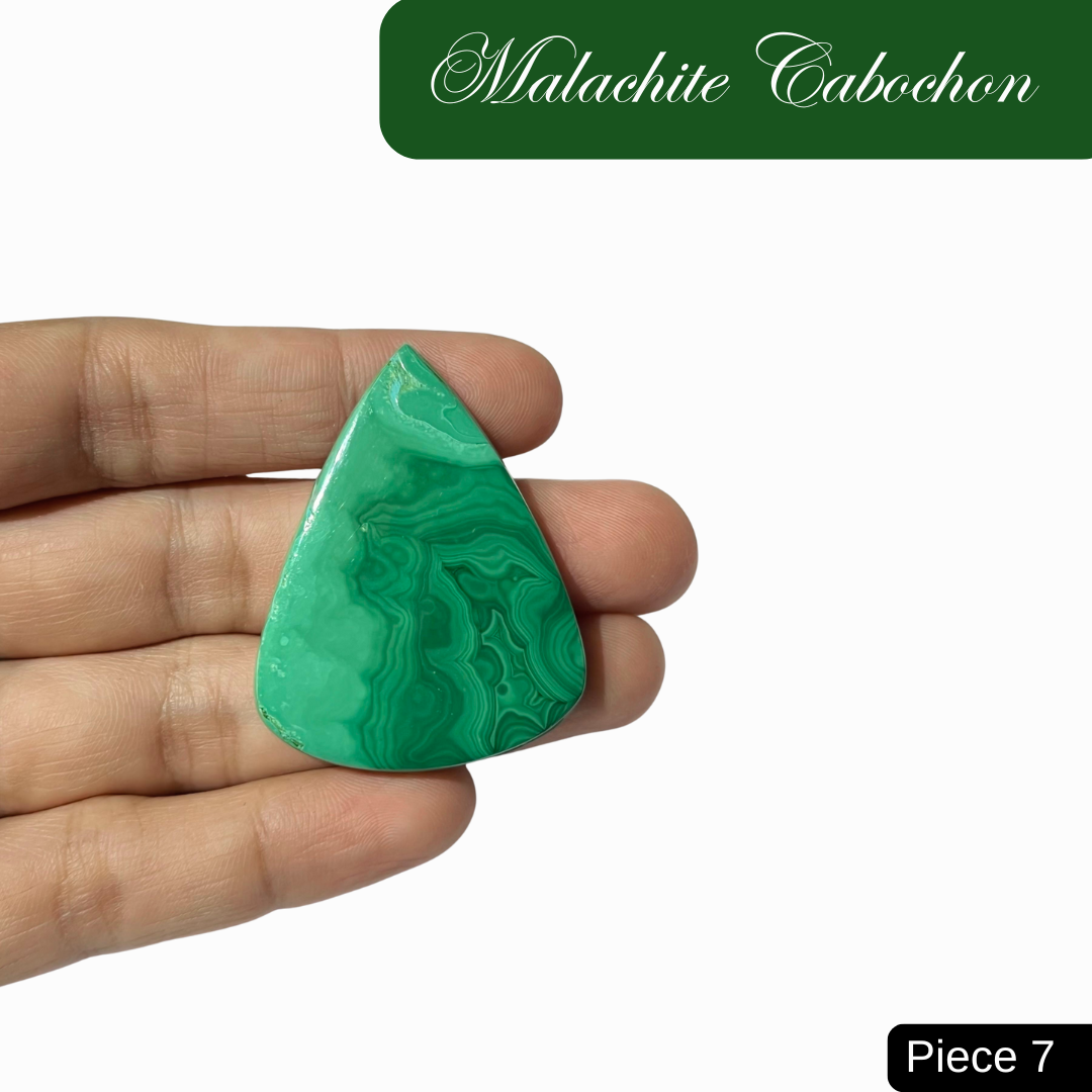 Malachite Cabochons - AEORA ROCKS INDIA -Healing Crystals superstore