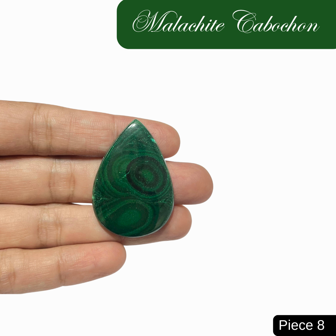 Malachite Cabochons - AEORA ROCKS INDIA -Healing Crystals superstore