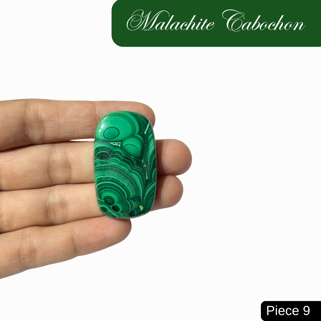 Malachite Cabochons - AEORA ROCKS INDIA -Healing Crystals superstore