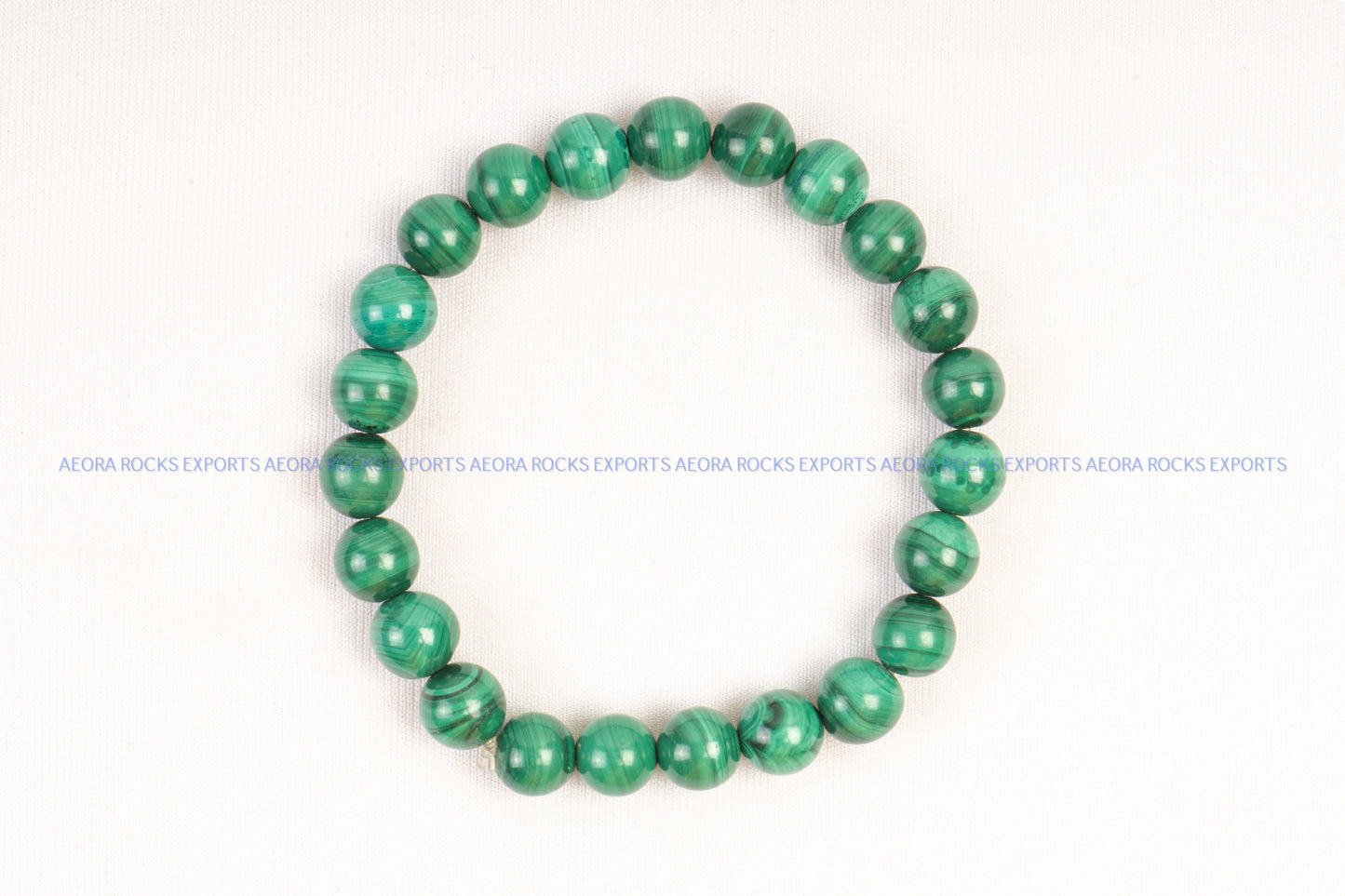 Malachite Bead Bracelet