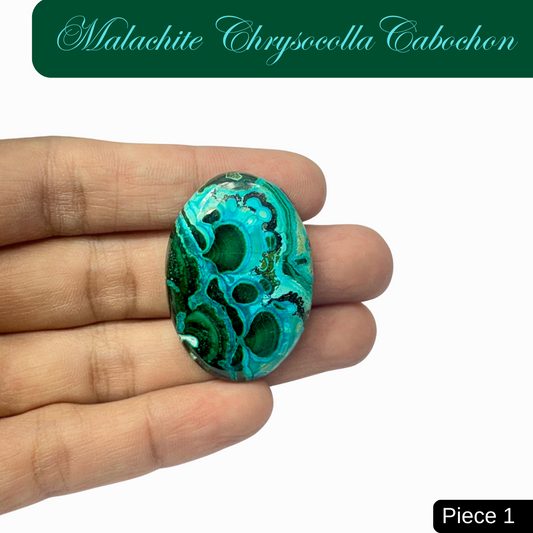 Malachite Chrysocolla Cabochons