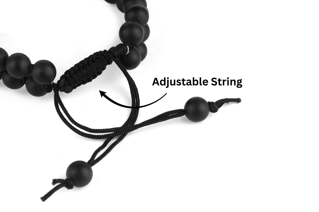 Hematite & Matt Combination String Bracelet - Aeora Rocks - AEORA ROCKS INDIA -Healing Crystals superstore
