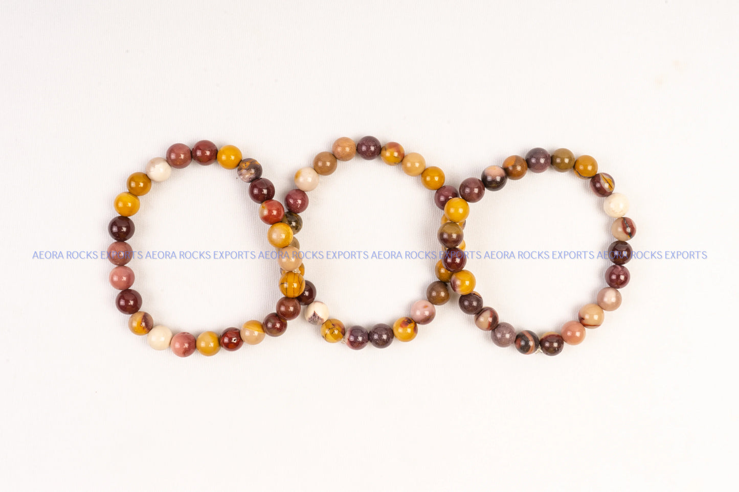 Mookaite Bead Bracelet