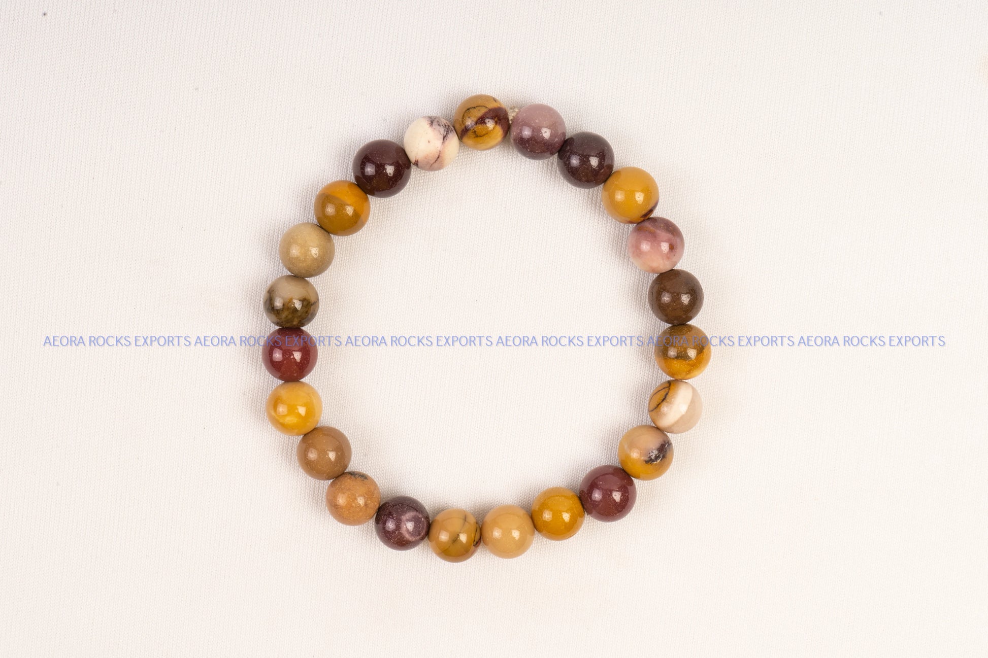 Mookaite Bead Bracelet