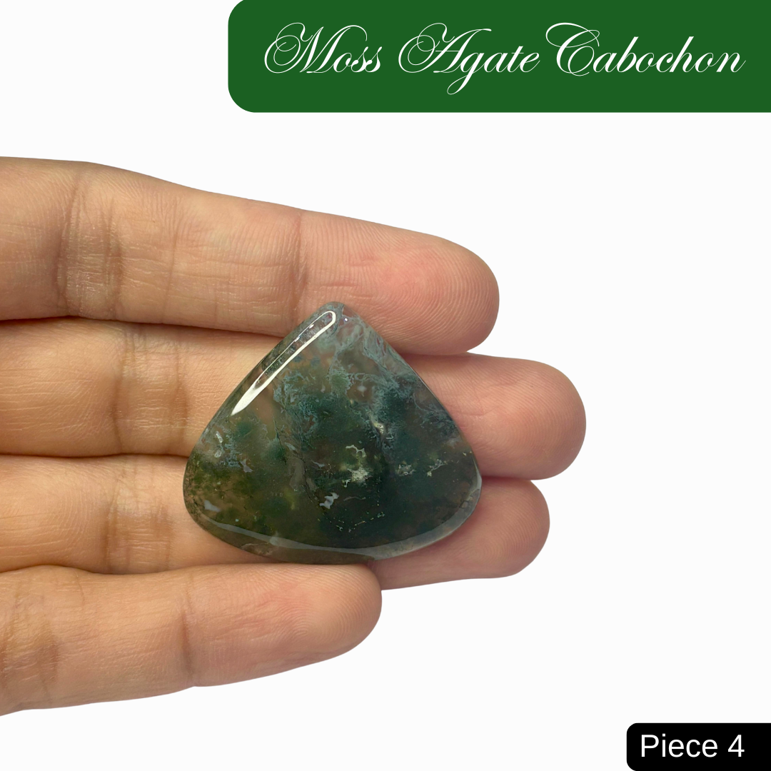Moss Agate Cabochons - AEORA ROCKS INDIA -Healing Crystals superstore