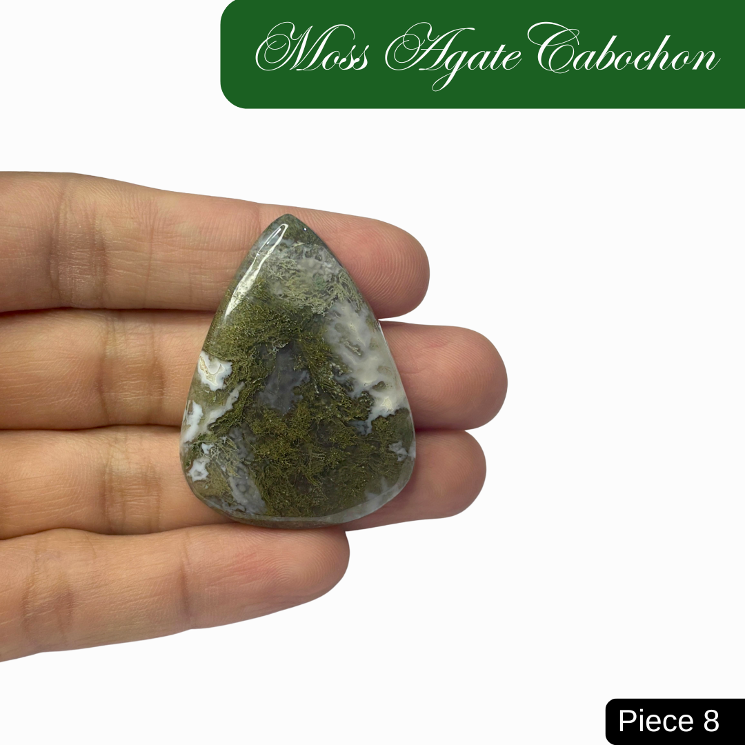 Moss Agate Cabochons