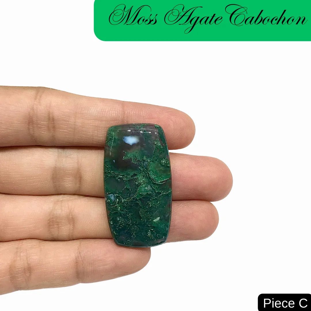 Moss Agate Cabochons