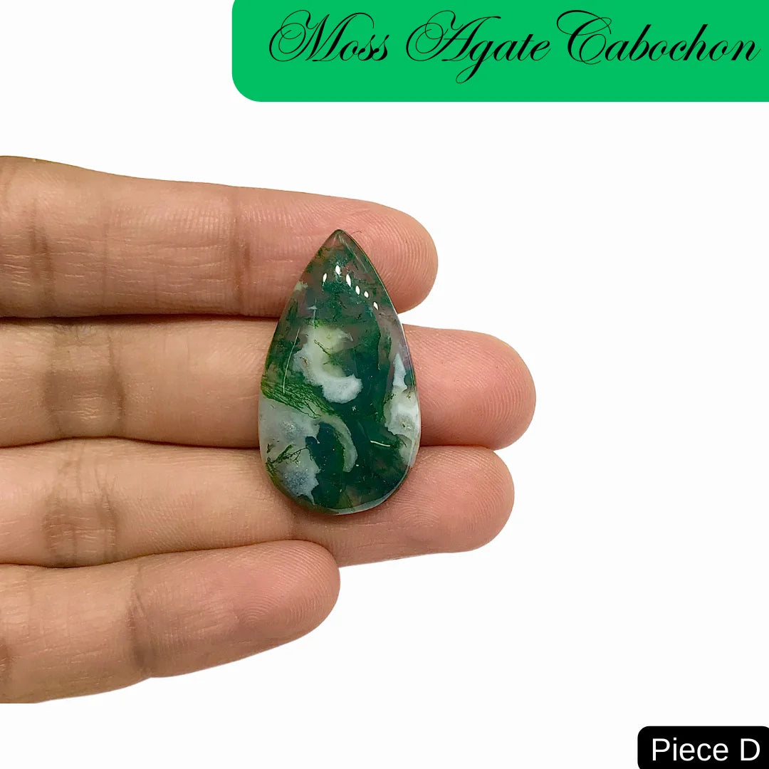 Moss Agate Cabochons