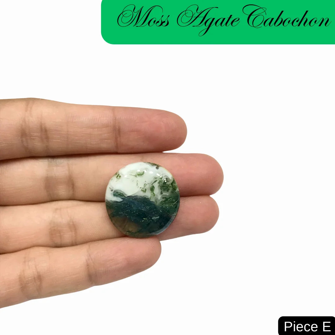 Moss Agate Cabochons