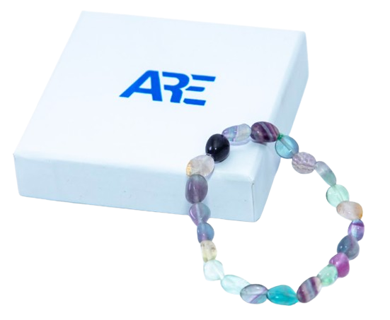 Multi Fluorite Tumbled Bracelet