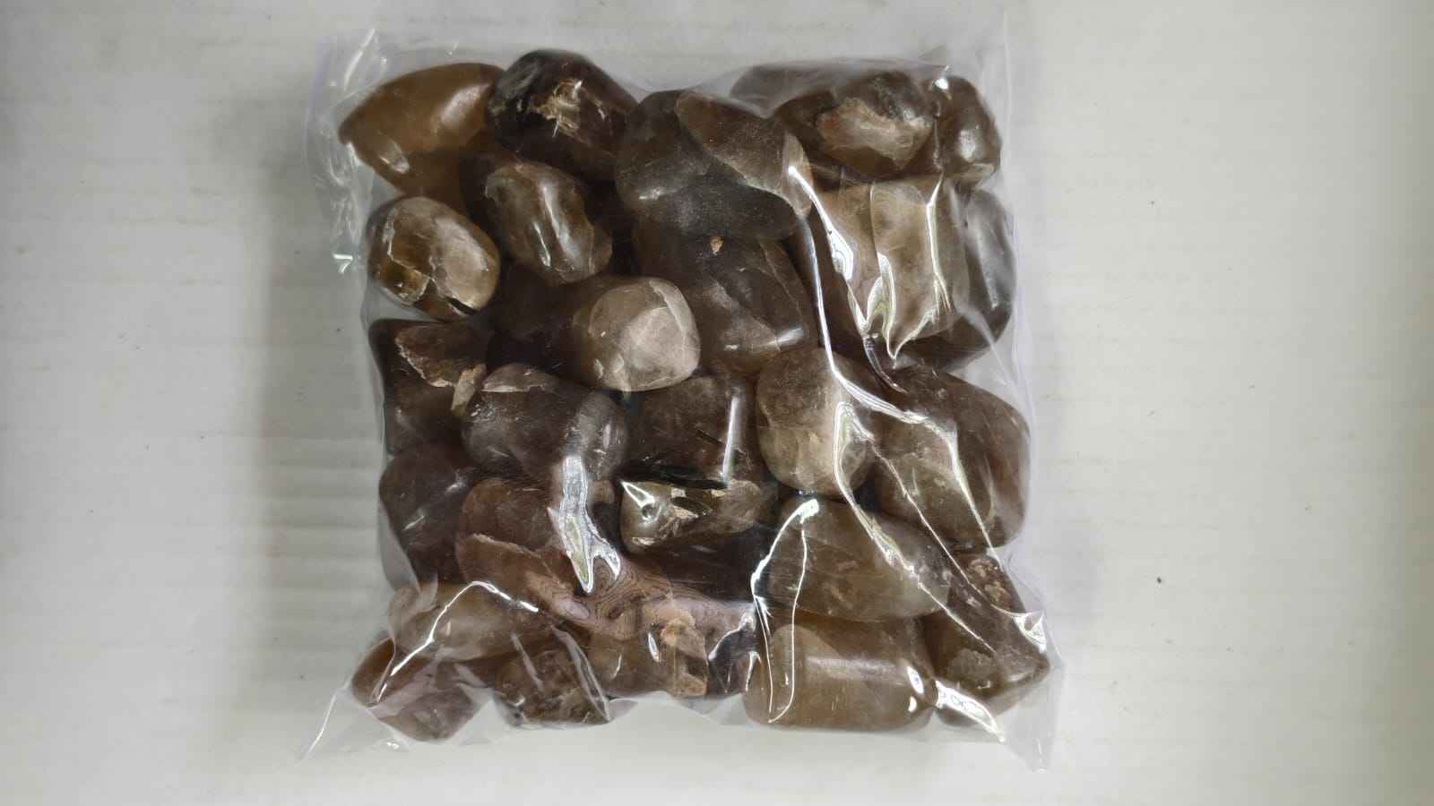 NATURAL CITRINE TUMBLE STONE - 1 KG