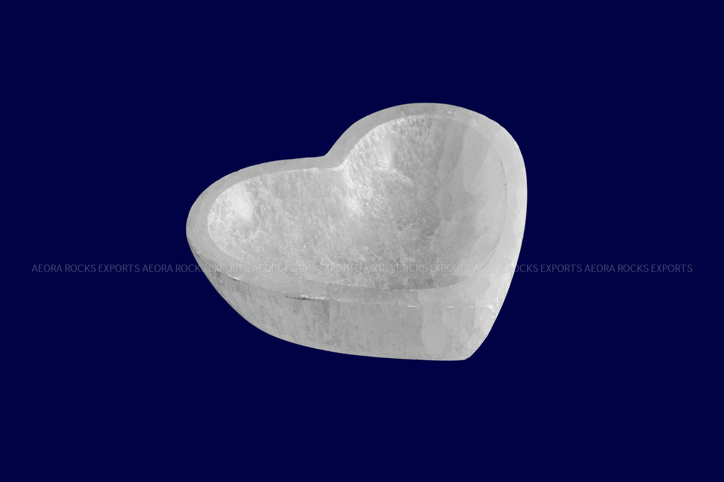 Natural Selenite Heart Bowl