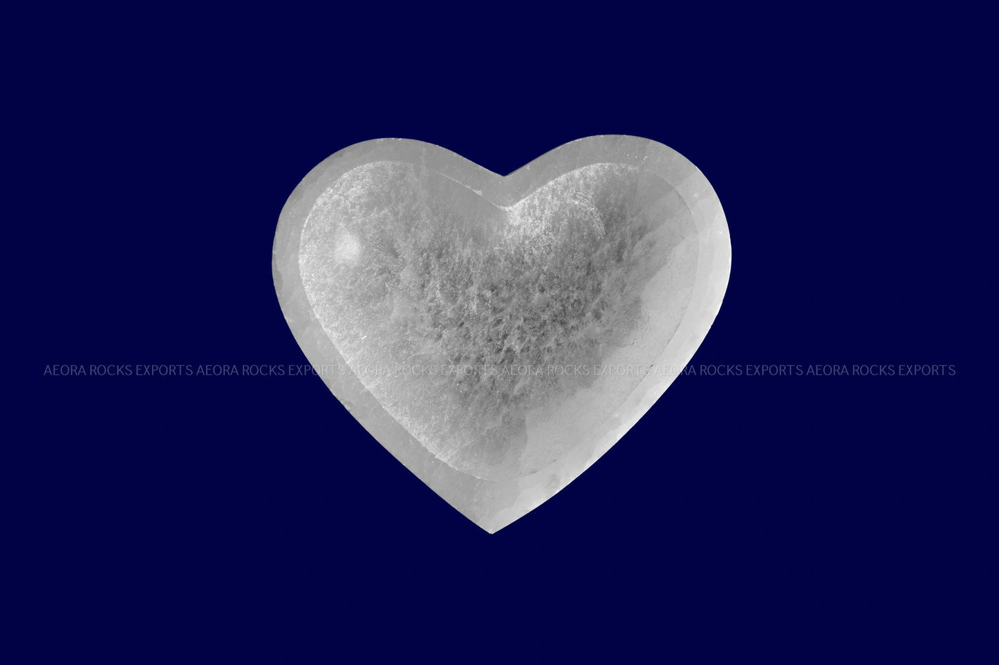 Natural Selenite Heart Bowl