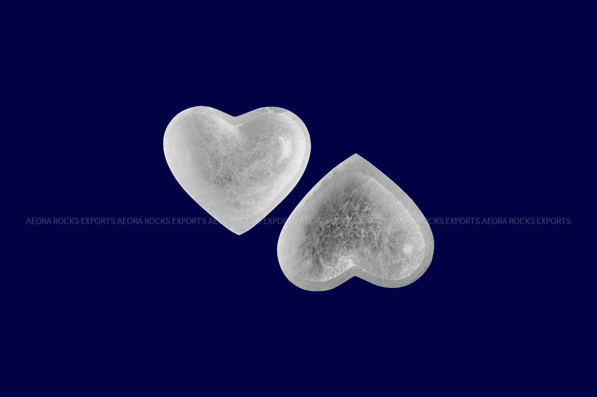 Natural Selenite Heart Bowl