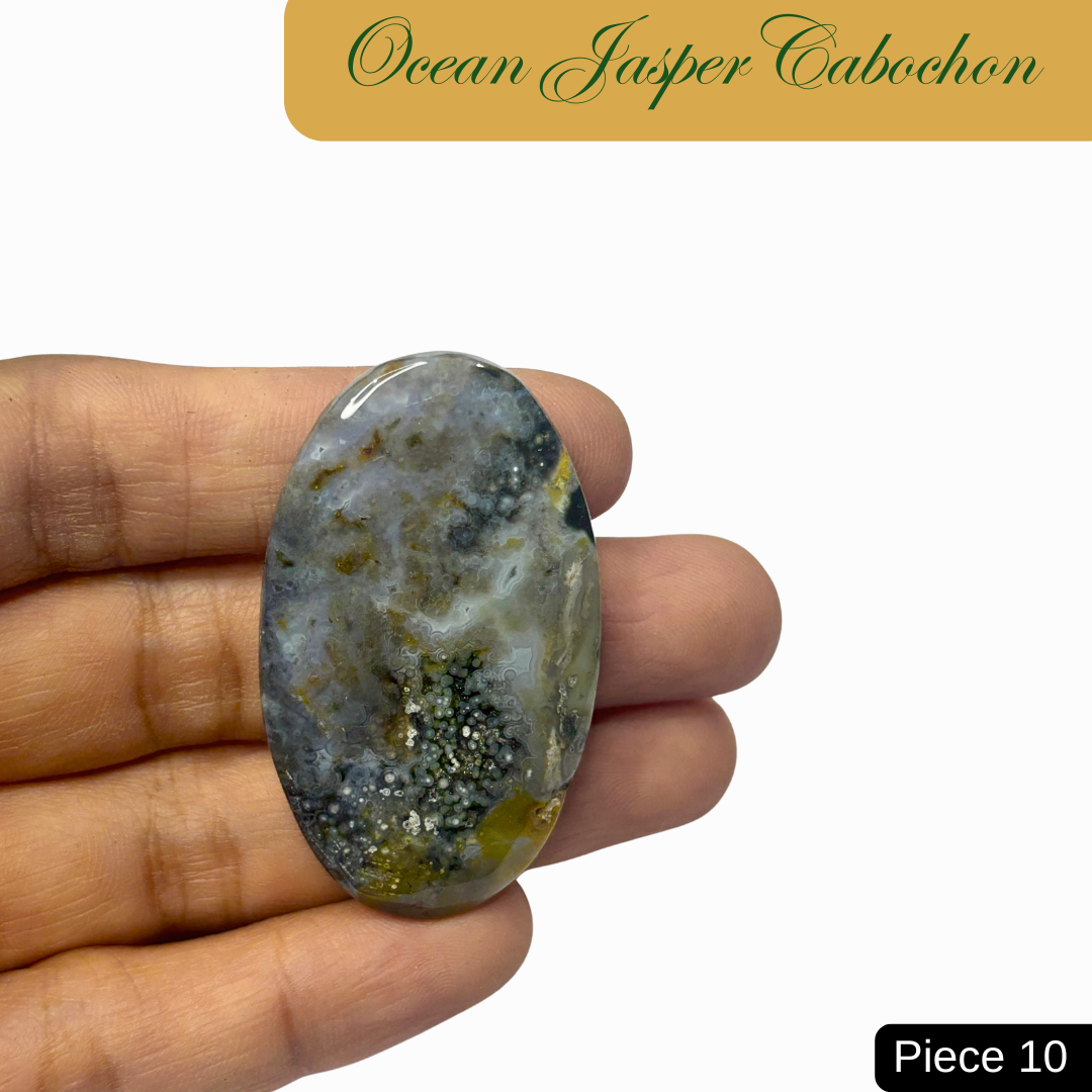 Ocean Jasper Cabochons - AEORA ROCKS INDIA -Healing Crystals superstore