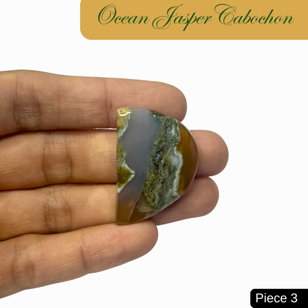 Ocean Jasper Cabochons - AEORA ROCKS INDIA -Healing Crystals superstore