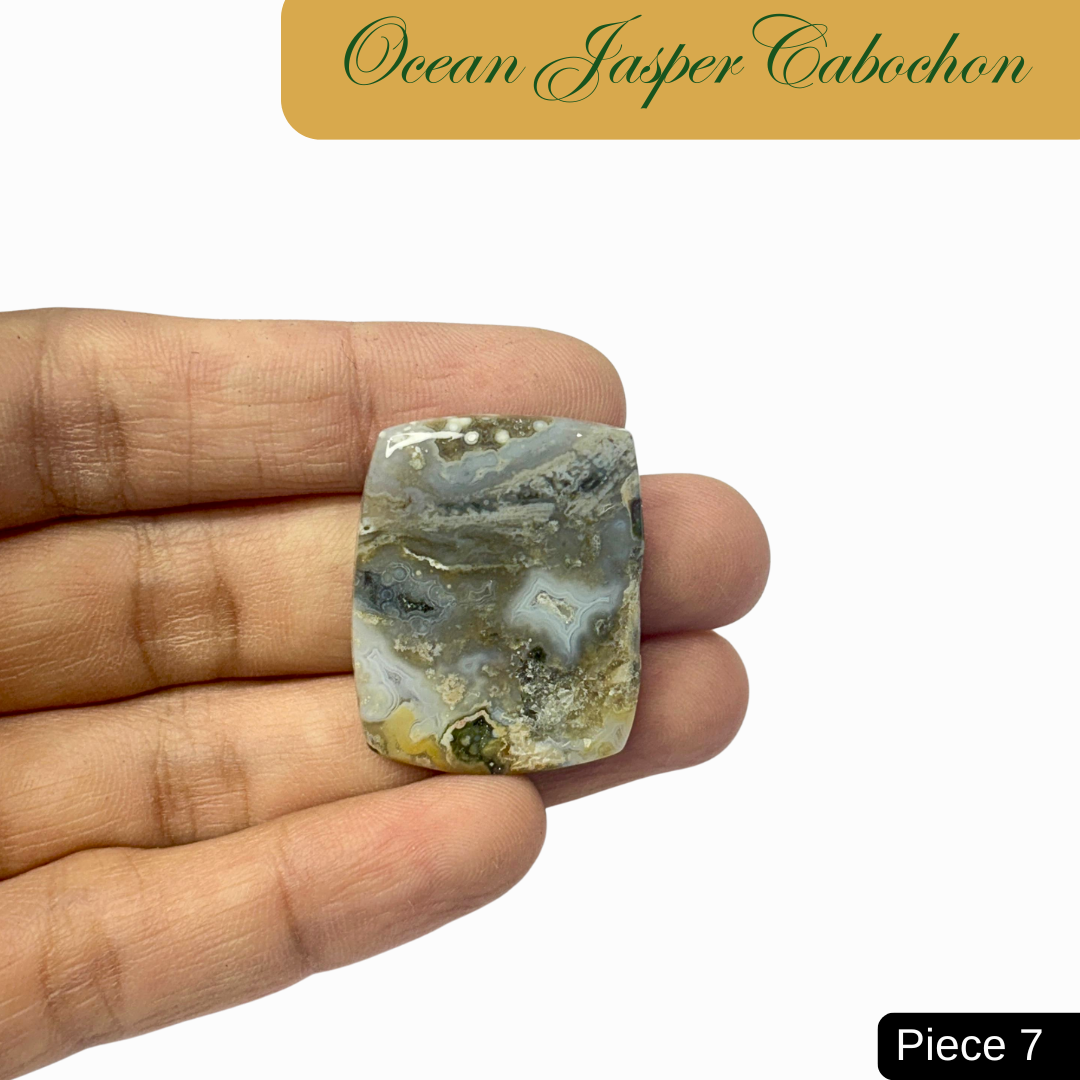Ocean Jasper Cabochons - AEORA ROCKS INDIA -Healing Crystals superstore