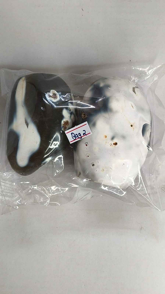 ORCA AGATE FREEFORM STONES-1KG -BAG 2 -2PCS