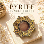 Pyrite Candle Holder