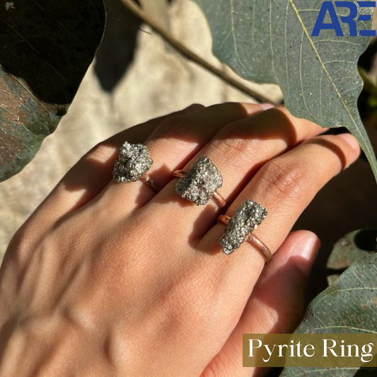 Pyrite Stone Rings